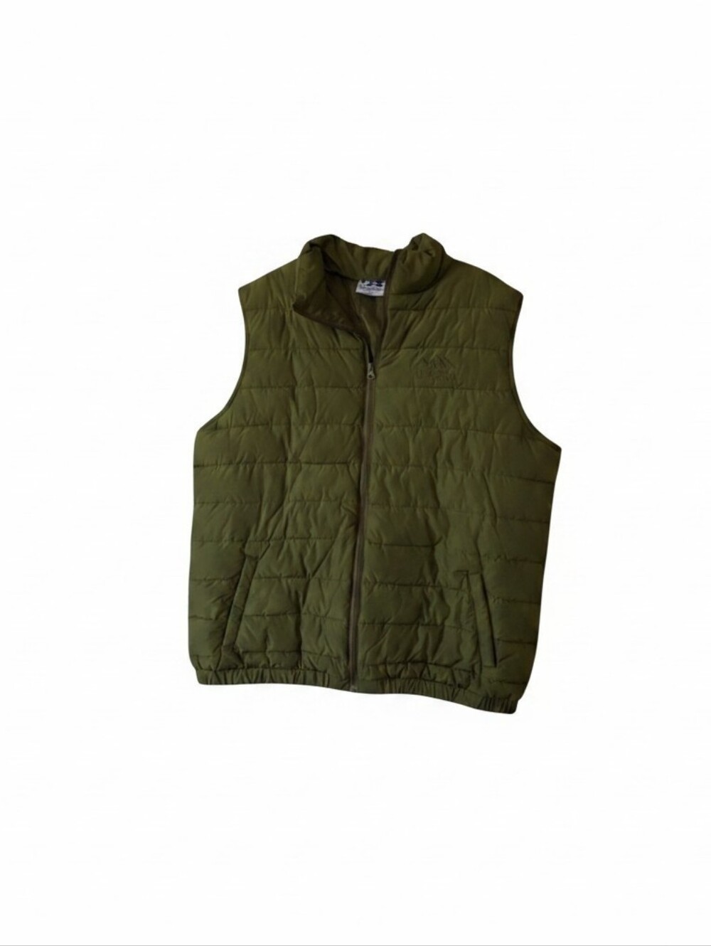 Princess Cruise Alaska Olive Green Quilted Puffer Vest XL